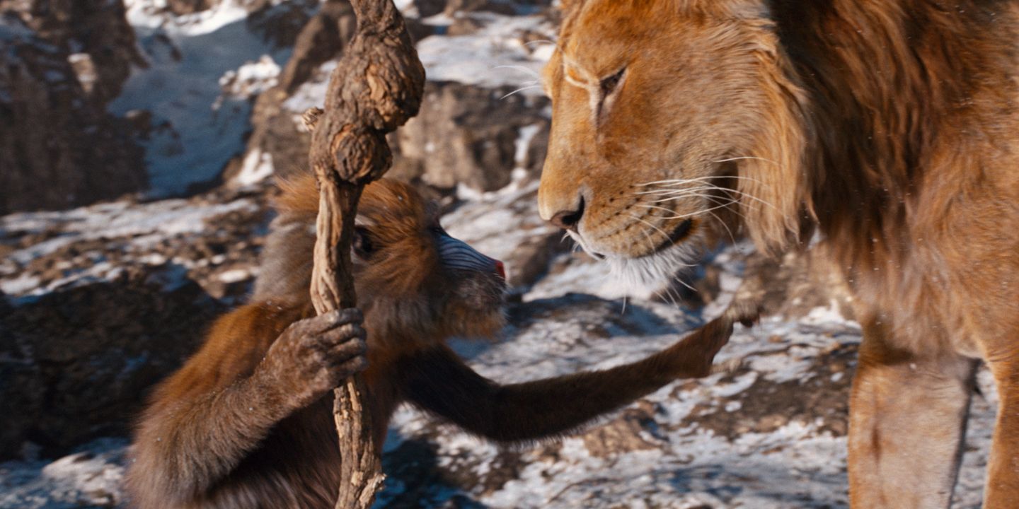 Stillbilde fra Mufasa: Løvenes konge