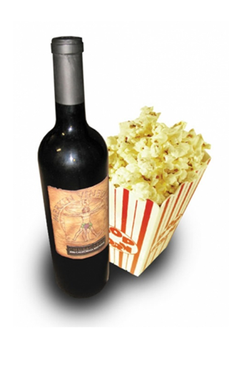 Plakat for 'Grimstad Filmklubb: Vin og film-event'