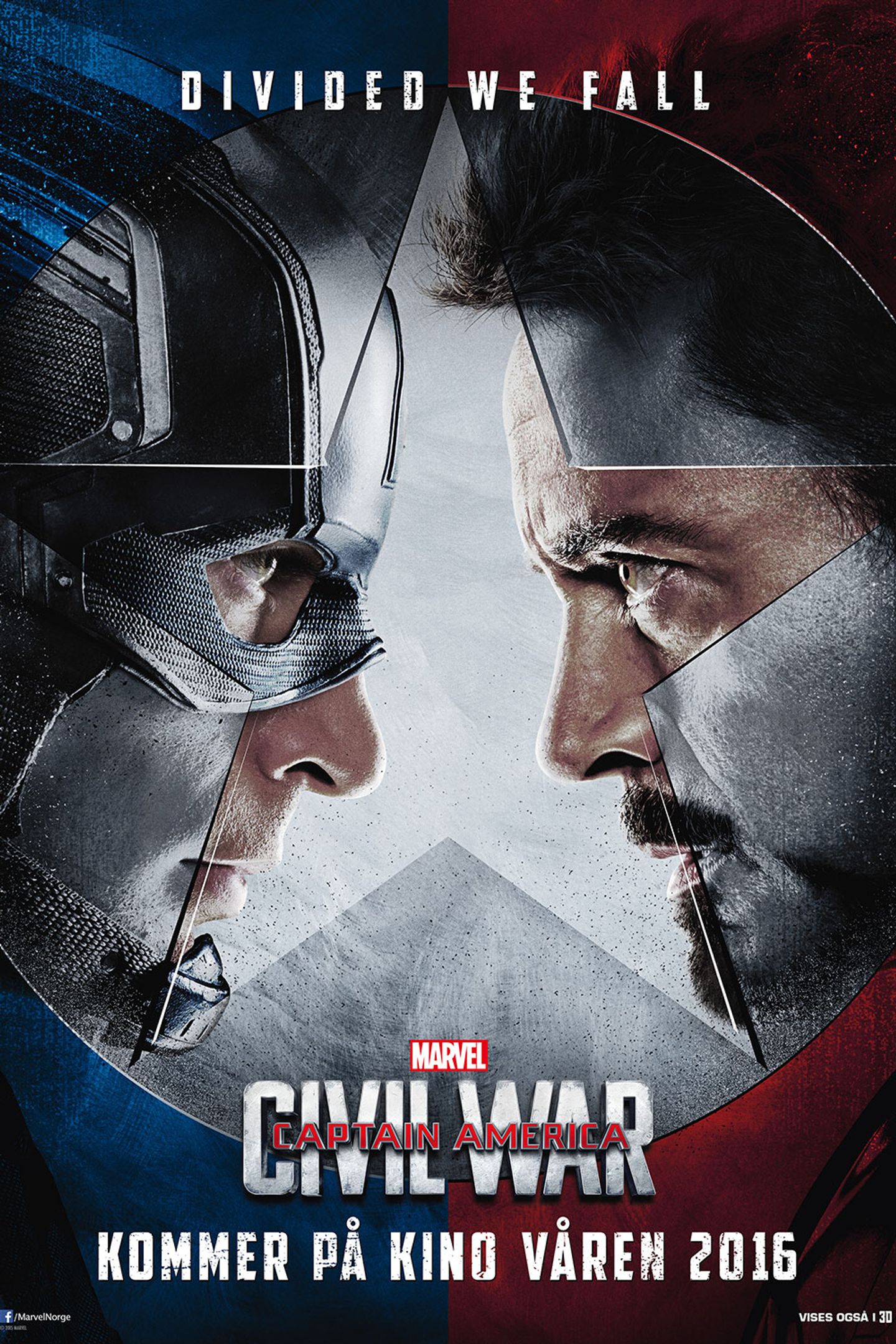 Plakat for 'Captain America: Civil War'