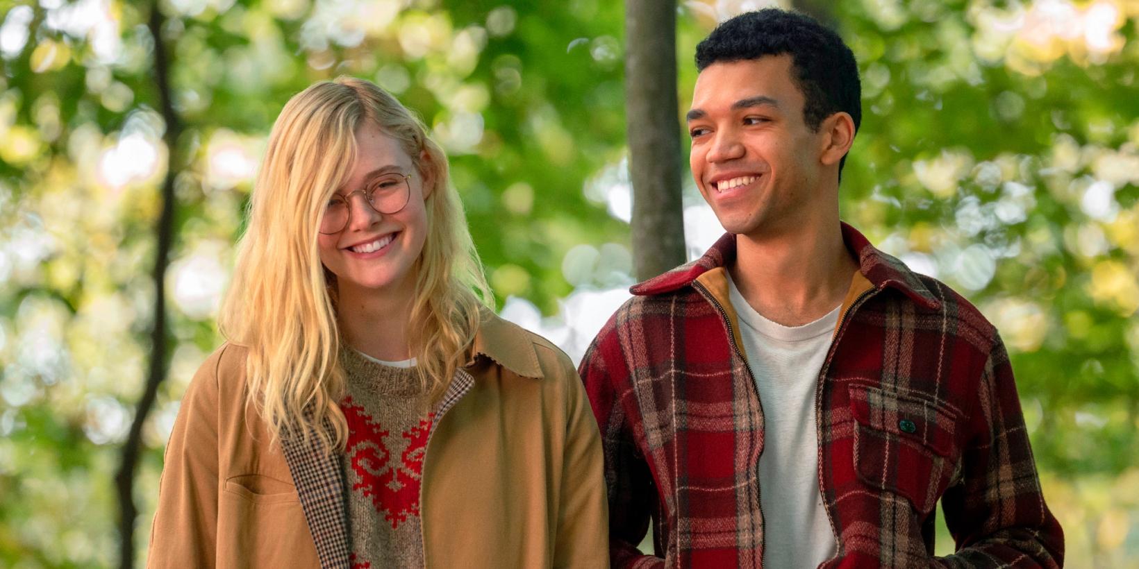 Elle Fanning og Justice Smith i All the Bright Places