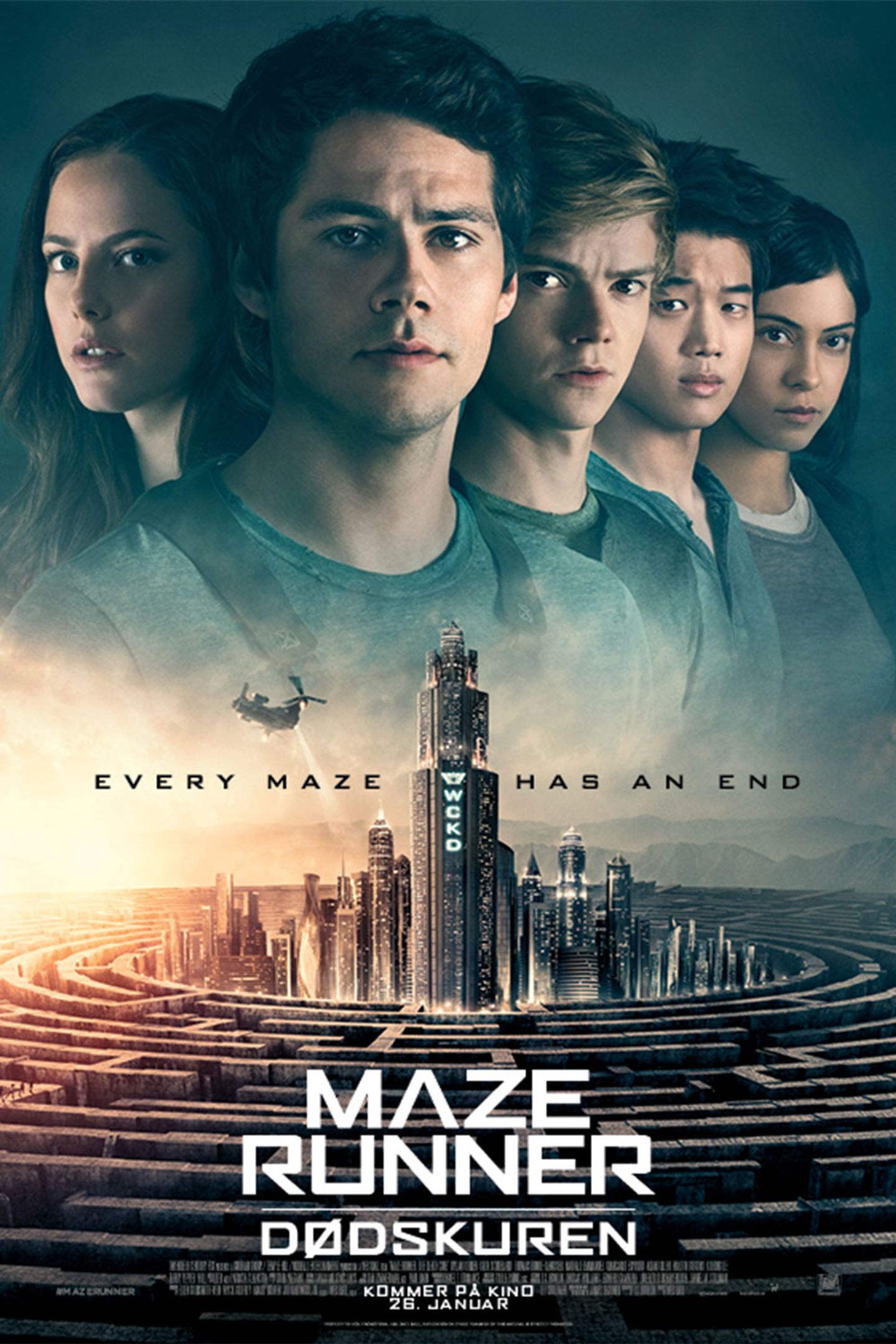 Plakat for 'Maze Runner: Dødskuren'