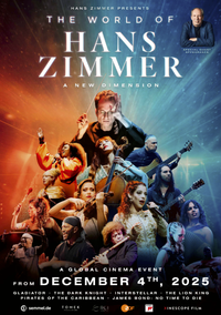 Plakat for 'The World of Hans Zimmer – A New Dimension'