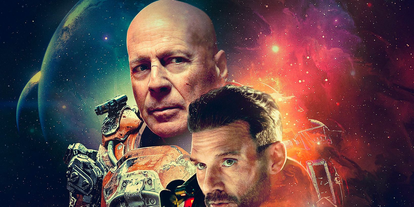 Bruce Willis og Frank Grillo i Cosmic Sin