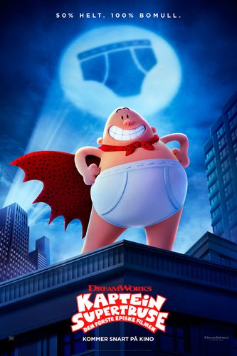 Plakat for 'Kaptein Supertruse: Den Første Episke Filmen (2D, norsk tale)'