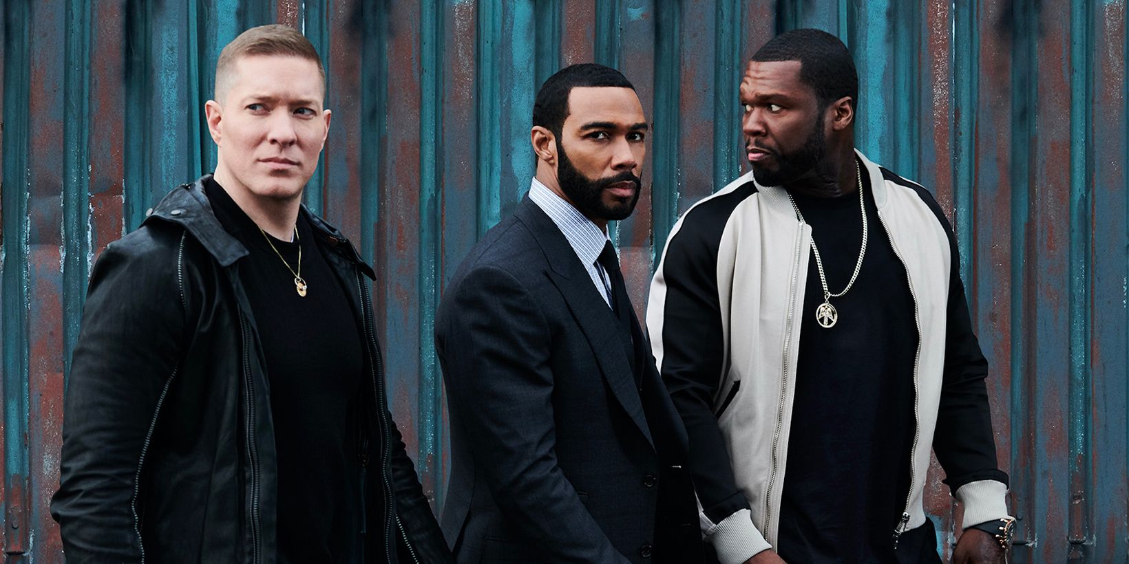 Omari Hardwick, Joseph Sikora og Curtis "50 Cent" Jackson i Power