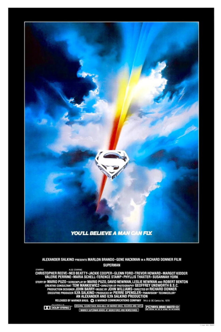 Plakat for 'Superman - The Movie'