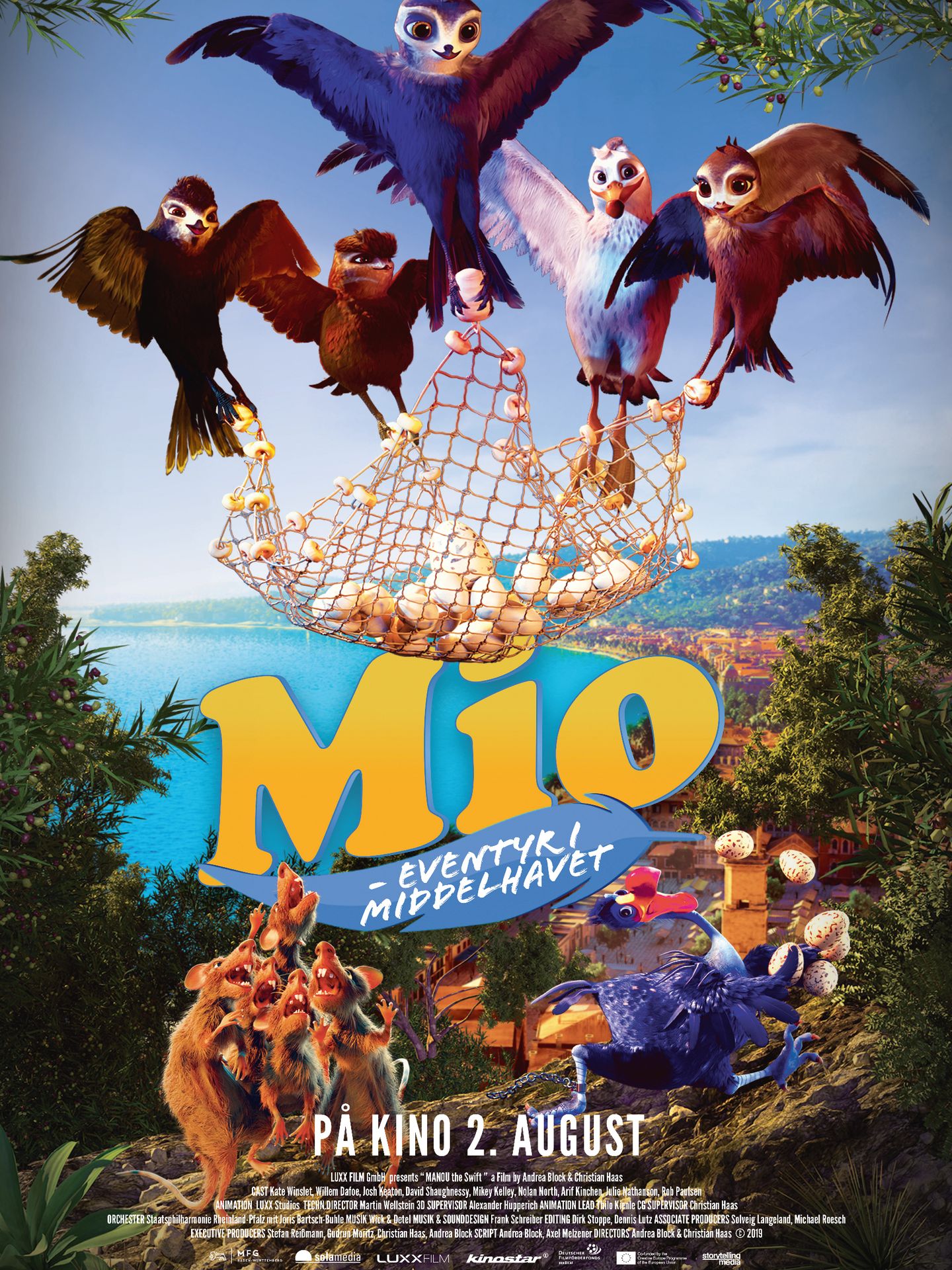 Plakat for 'Mio – Eventyr i Middelhavet'