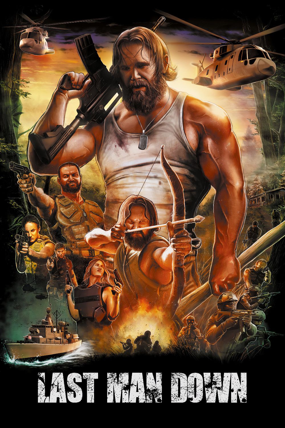 Last Man Down plakat