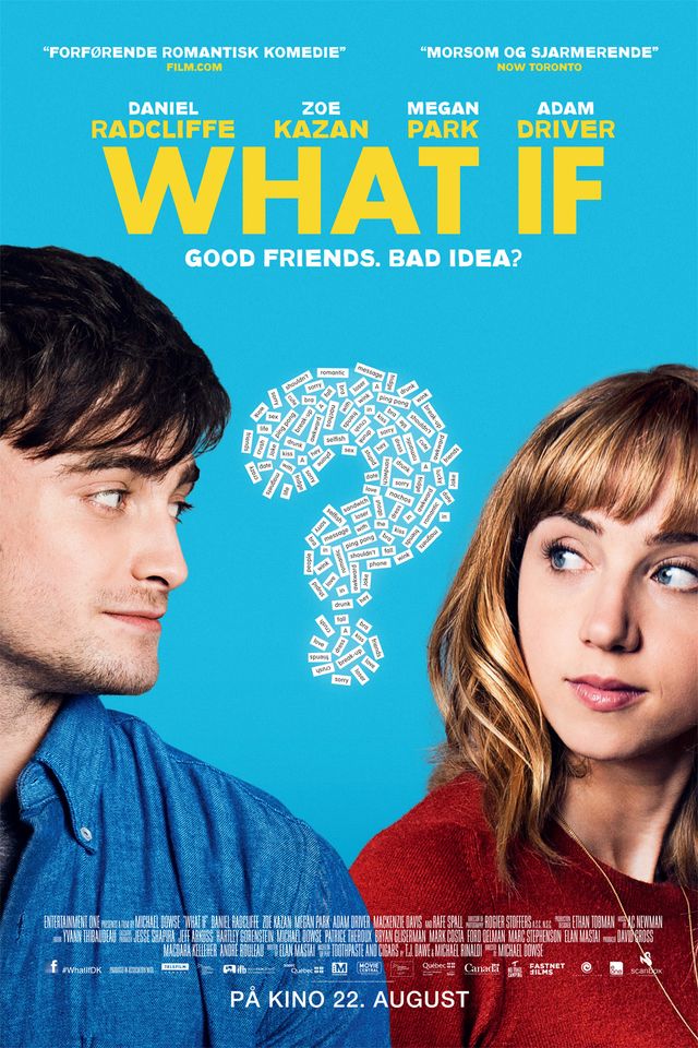 Daniel Radcliffe og Zoe Kazan i What If