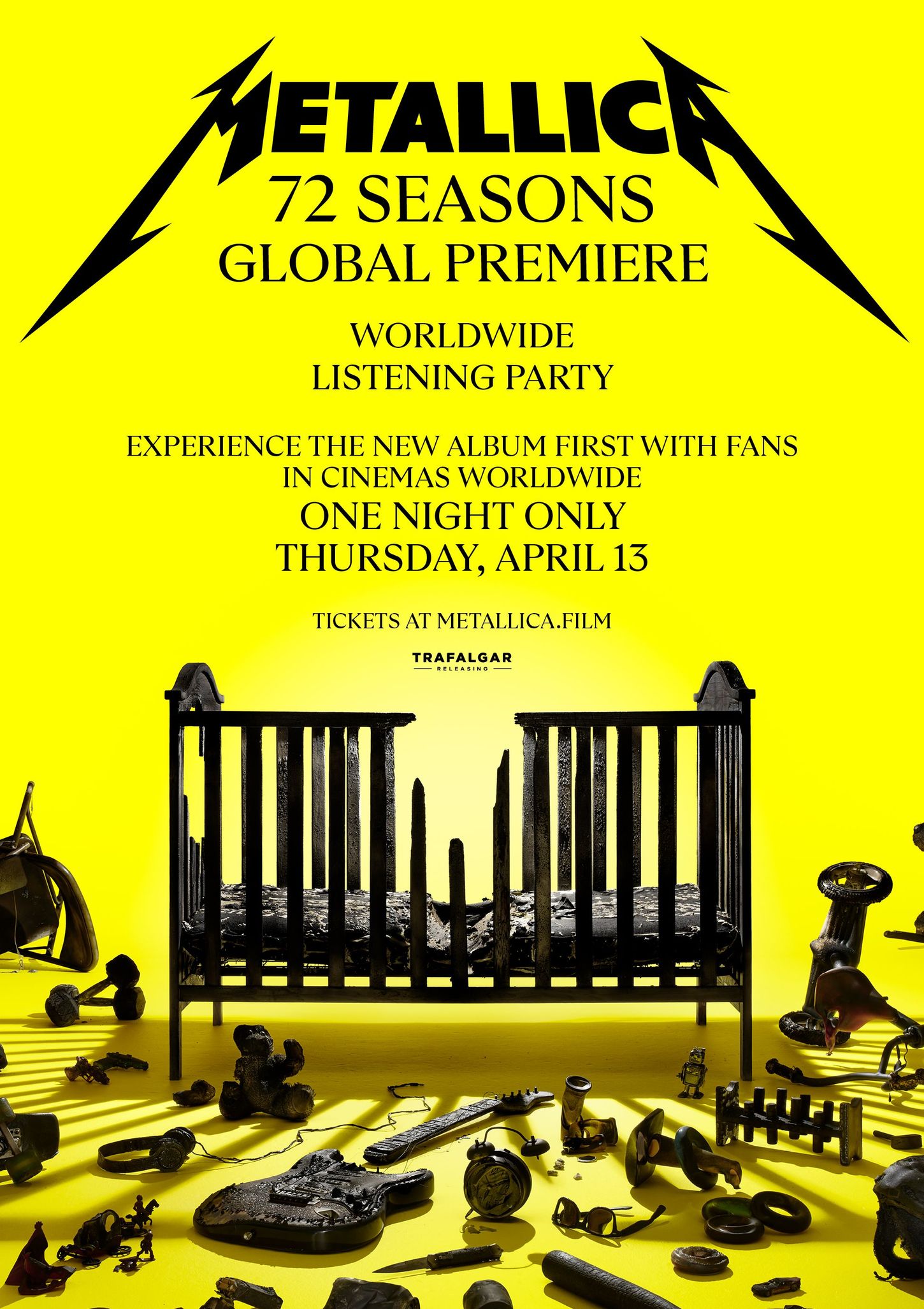 Plakat for 'Metallica: 72 Seasons – Global Premiere'