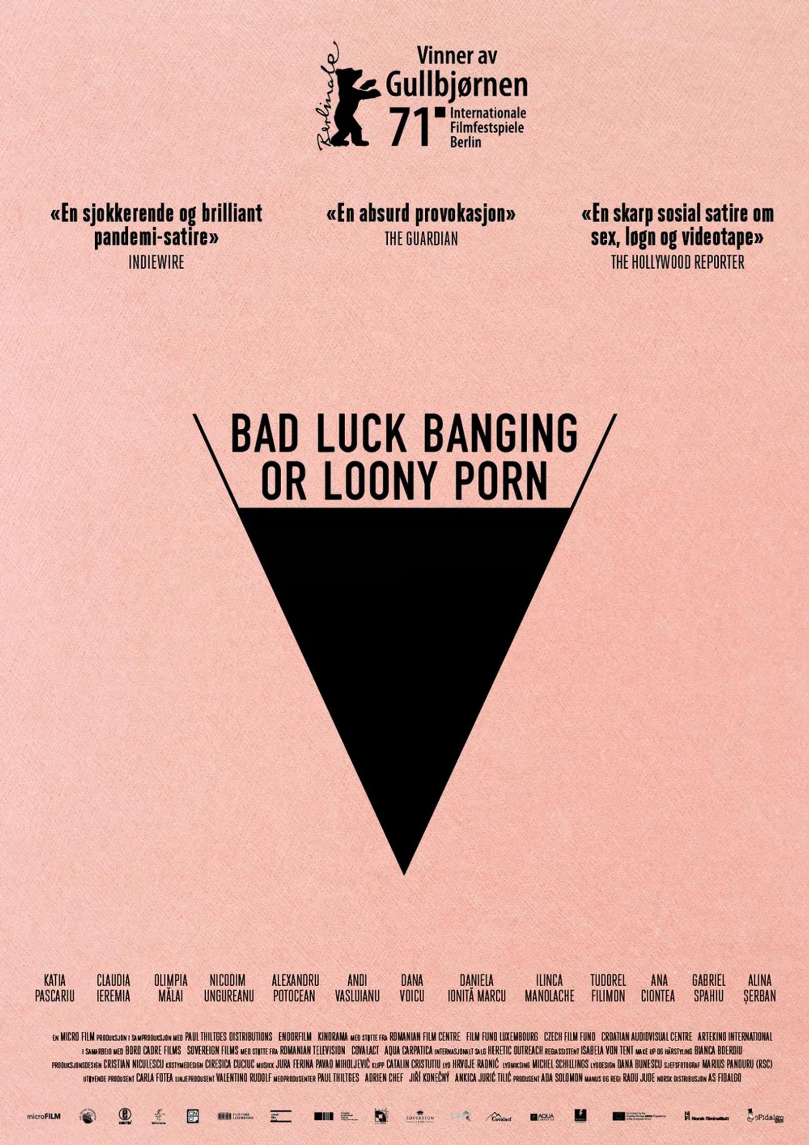 Bad Luck Banging or Loony Porn