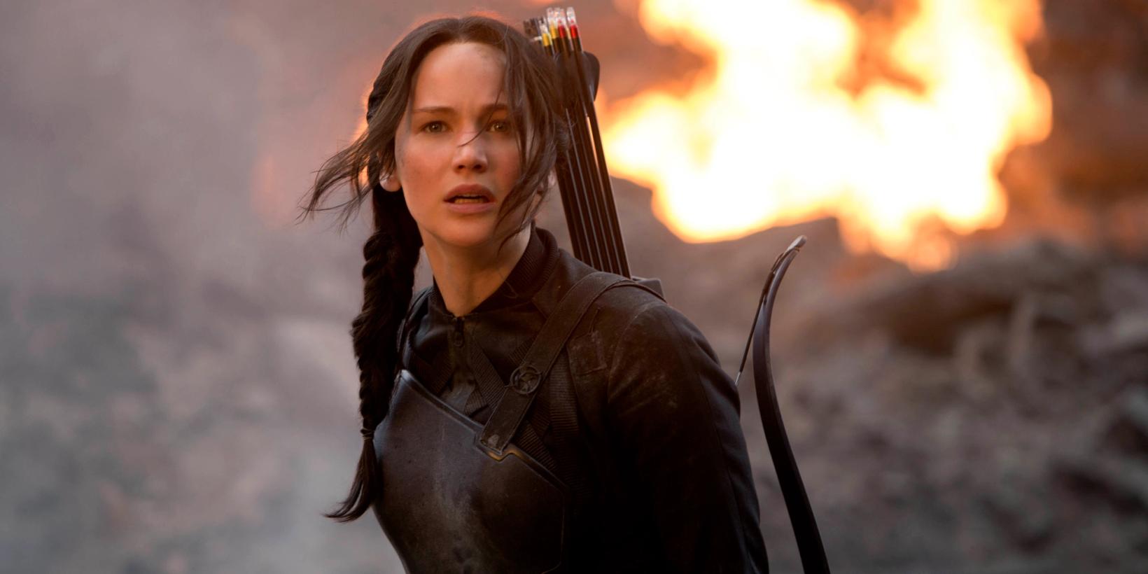 Jennifer Lawrence i The Hunger Games: Mockingjay - Part 1