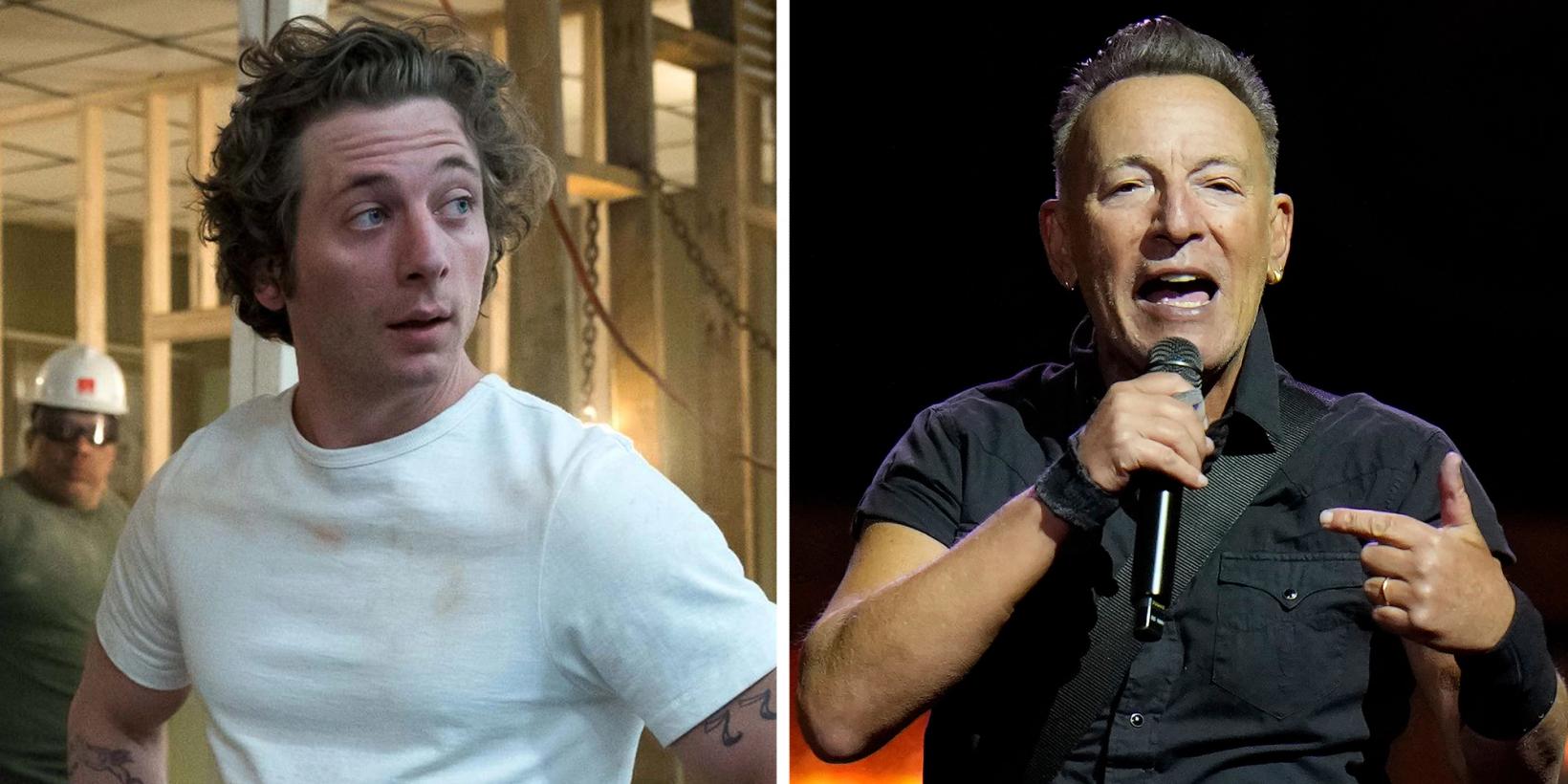 Jeremy Allen White og Bruce Springsteen