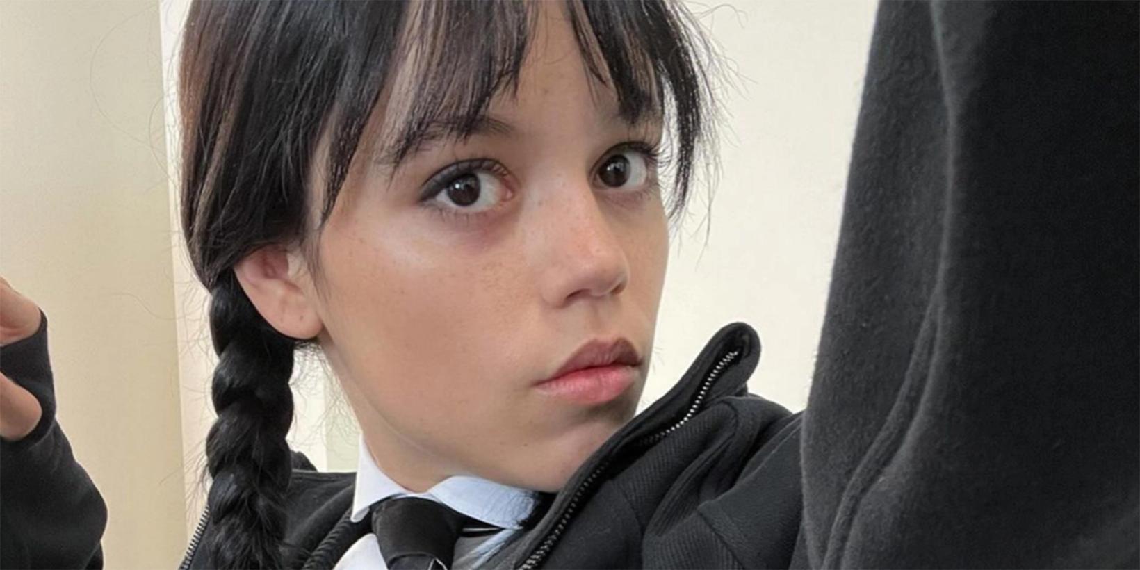 Jenna Ortega som Wednesday Addams i Netflix-serien Wednesday