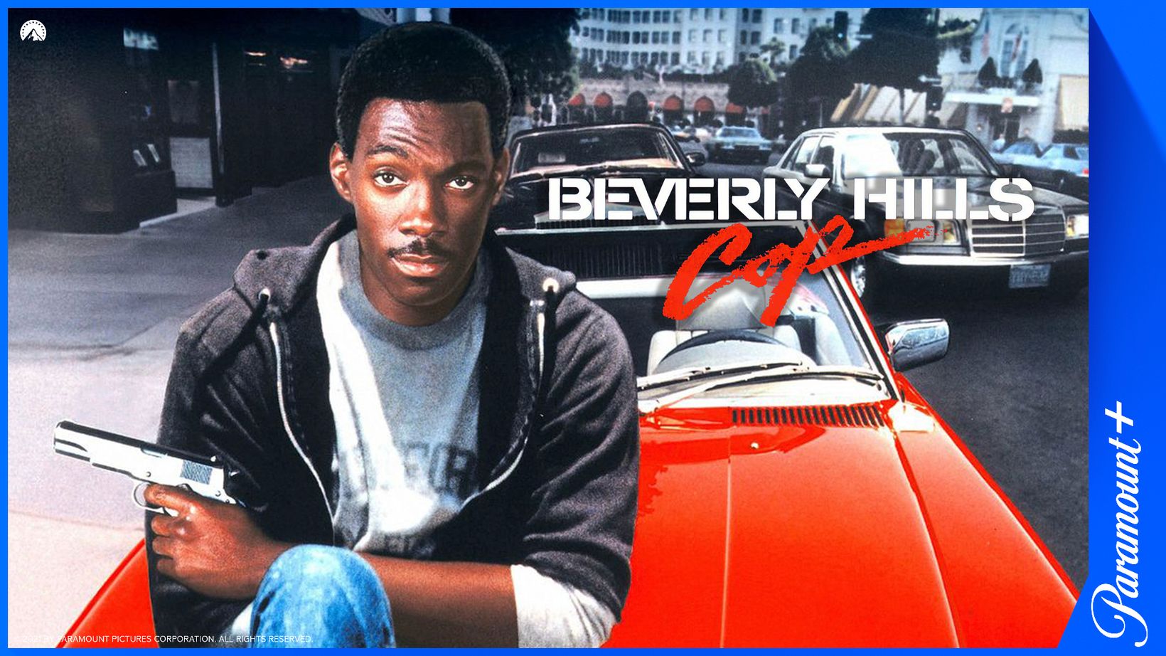 Beverly Hills Cop, med Paramount+-logo