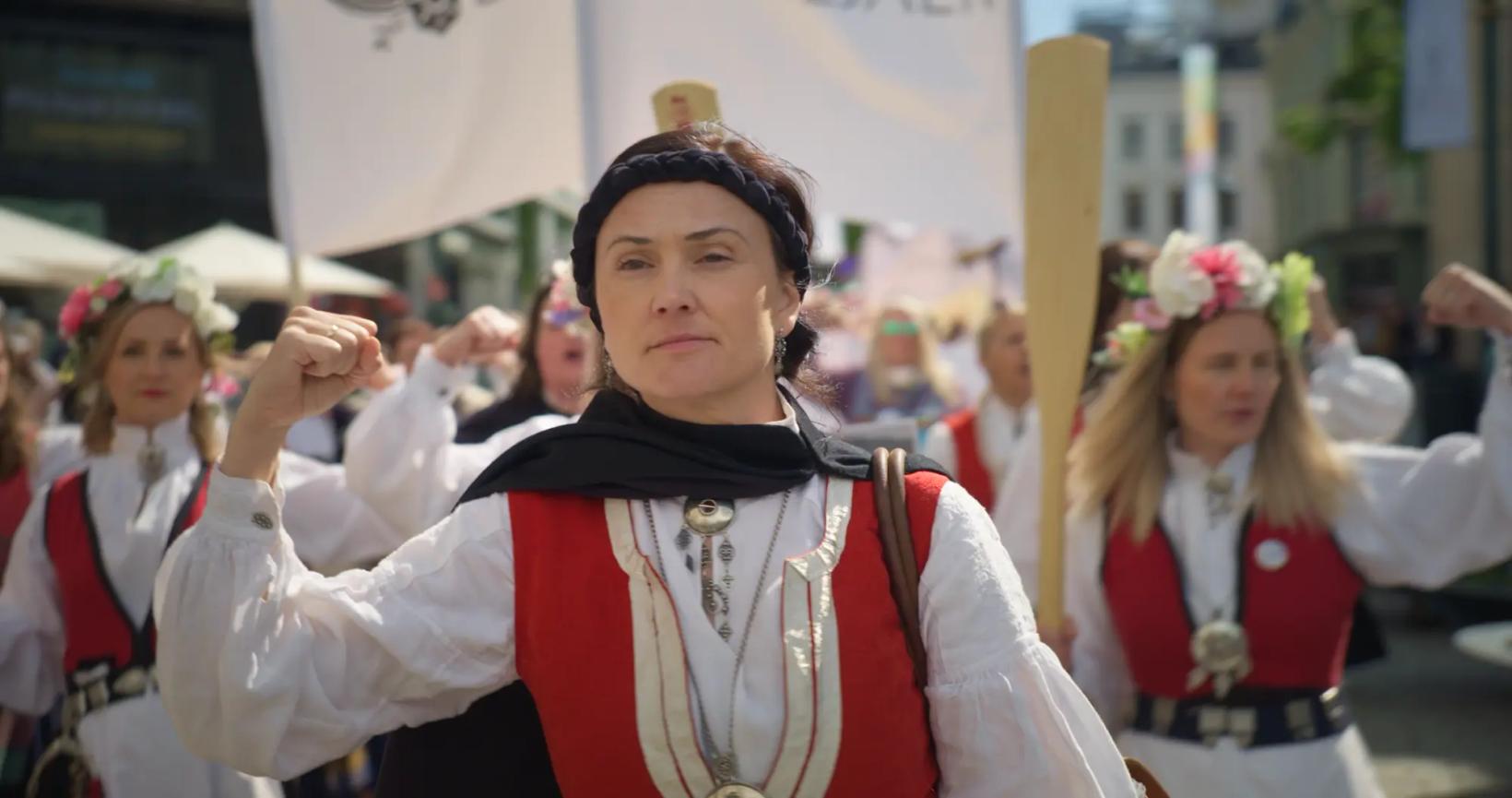 a group of people in clothing