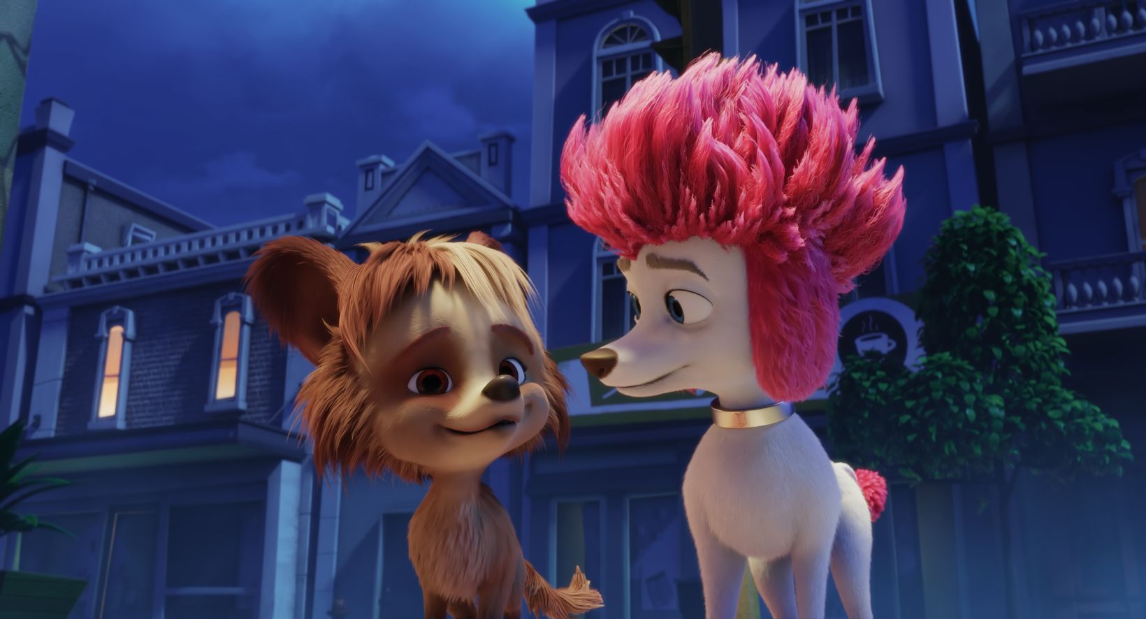 a couple of cartoon characters