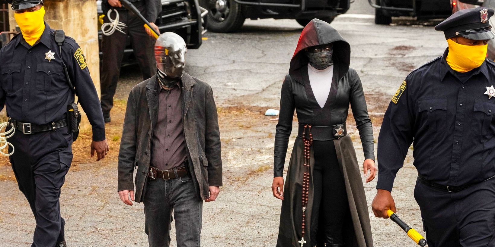 Regina King og Tim Blake Nelson i Watchmen (serie, 2019)