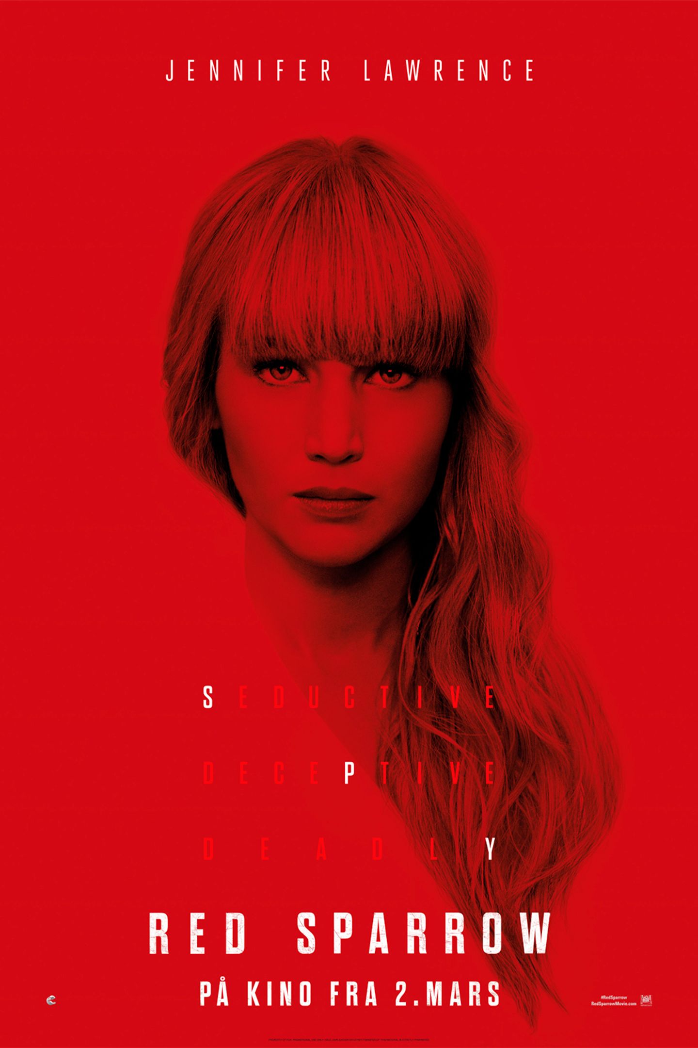 Plakat for 'Red Sparrow'