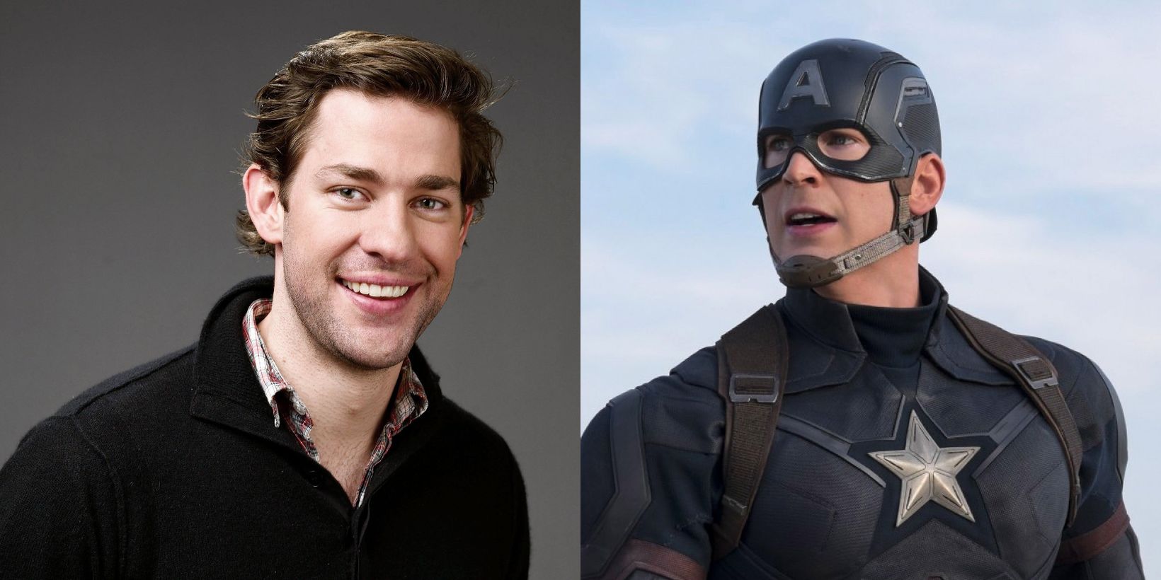 John Krasinski og Chris Evans