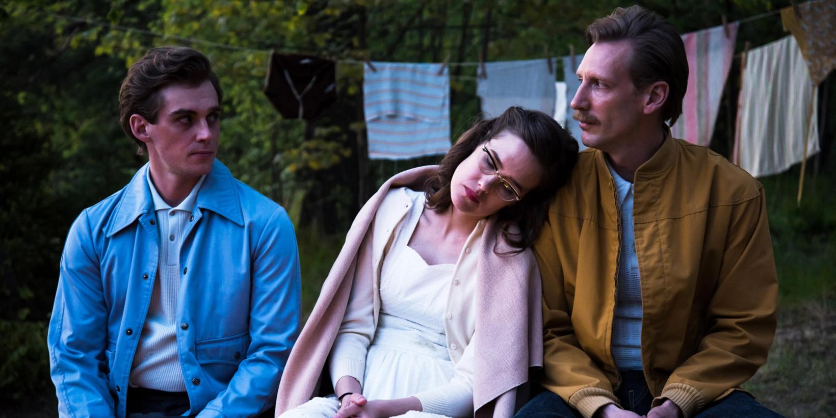 Lauri Tilkanen, Jessica Grabowsky og Pekka Strang i Tom of Finland