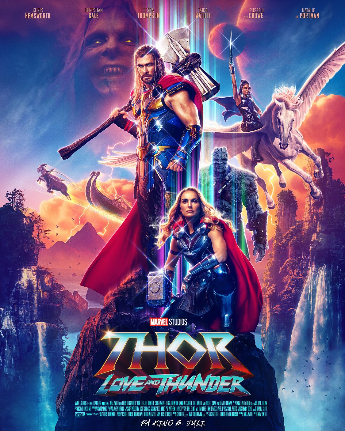 Thor: Love and Thunder hovedplakat payoff Thor: Love and thunder