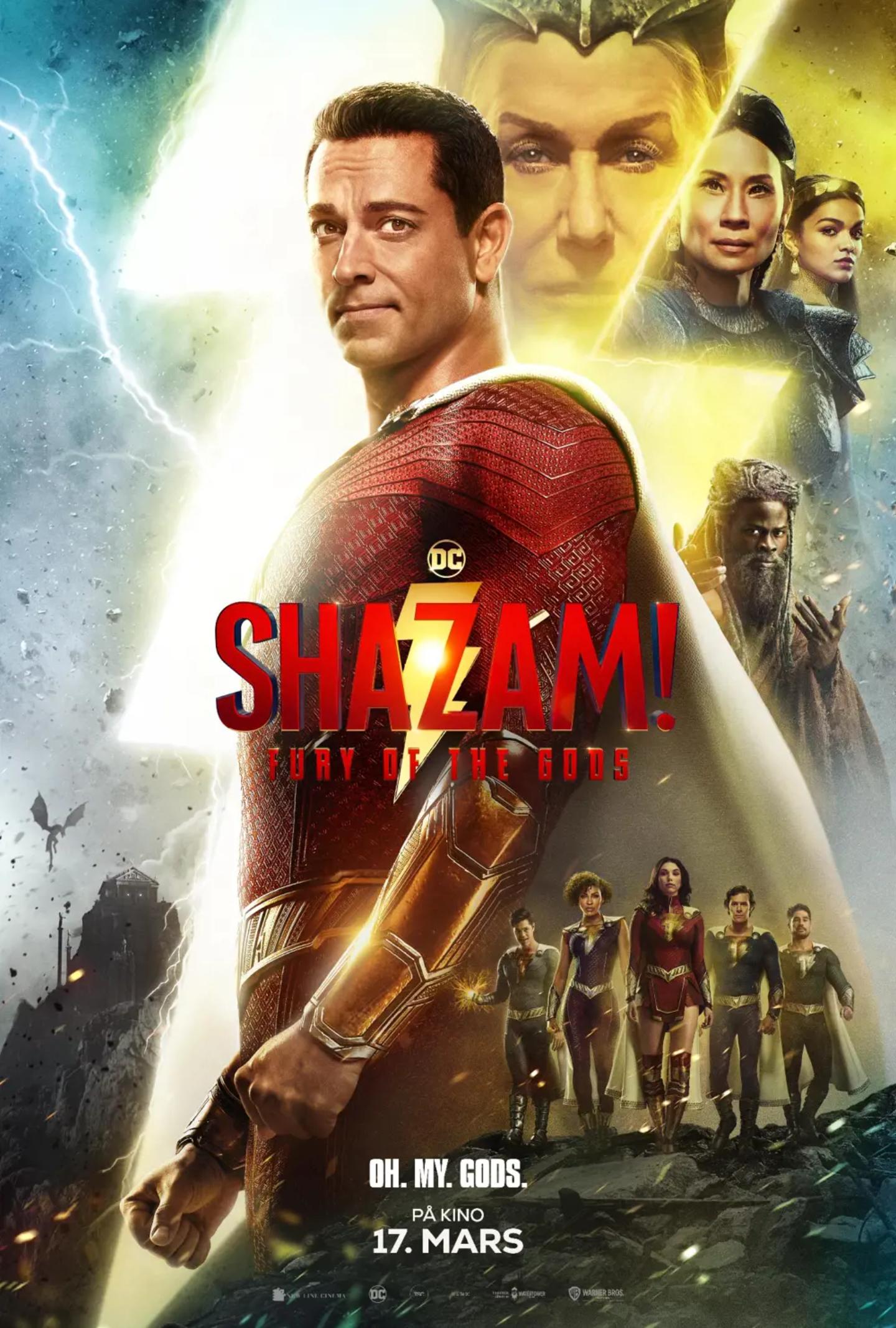 Plakat for 'Shazam! Fury of the Gods'