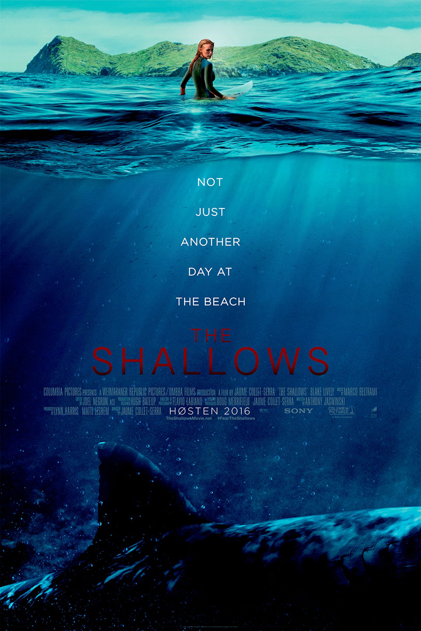 Plakat for 'The Shallows'