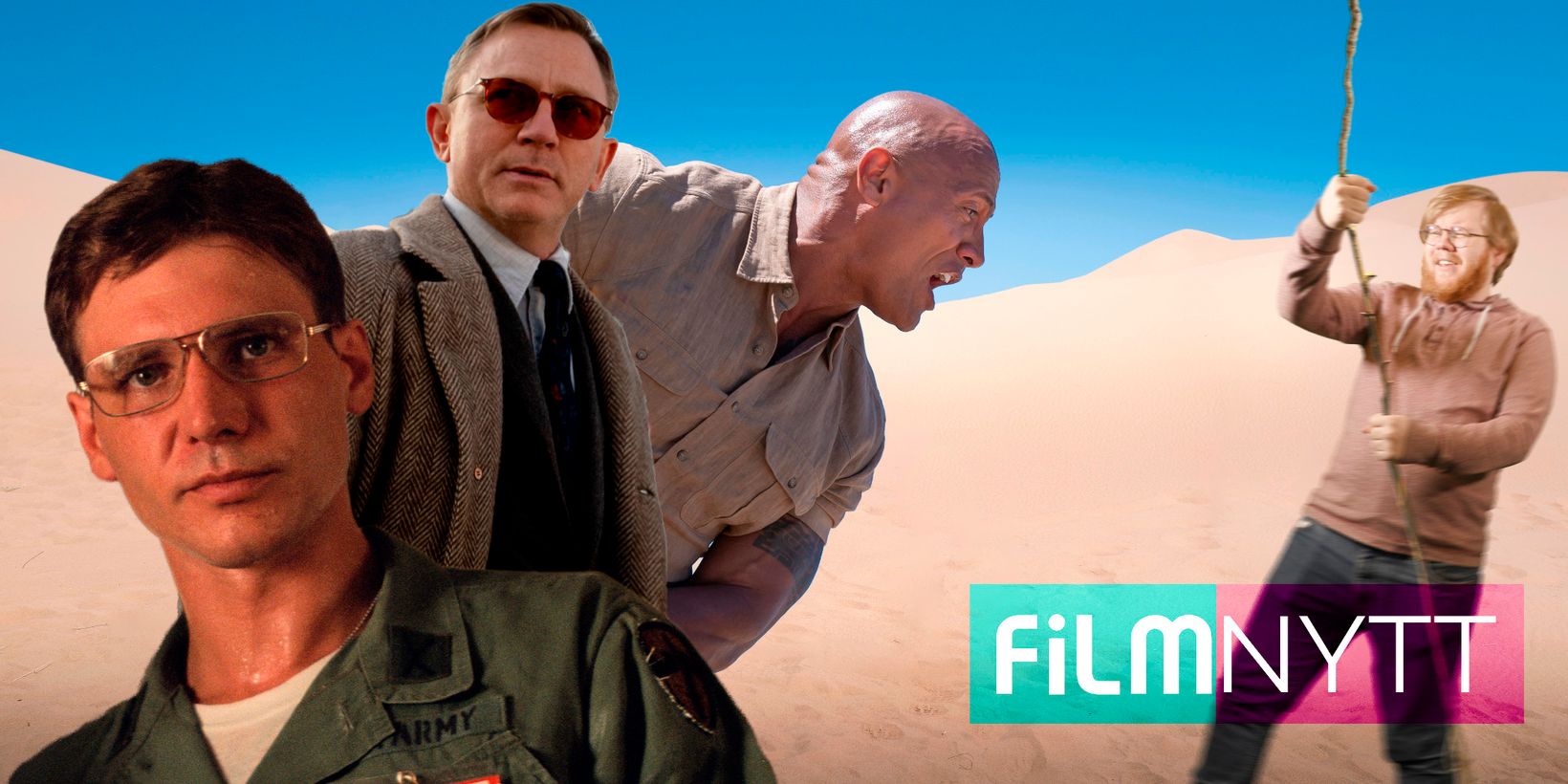 Harrison Ford, Daniel Craig og Dwayne "The Rock" Johnson i Filmnytt uke 49