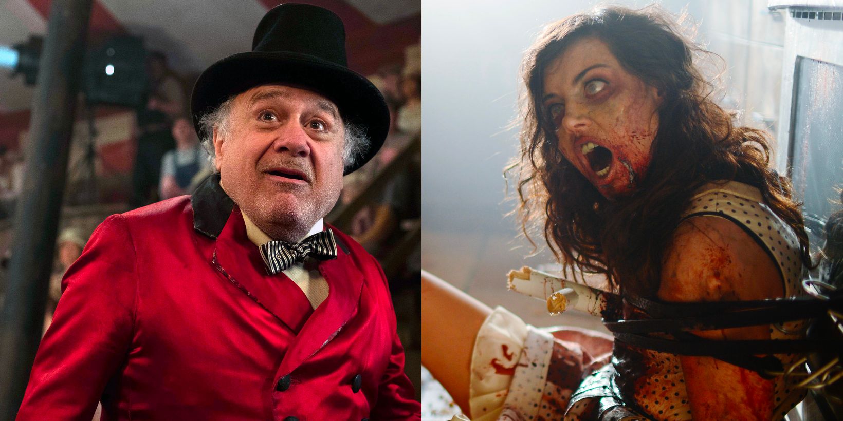 Danny DeVito i Dumbo og Aubrey Plaza i Life After Beth