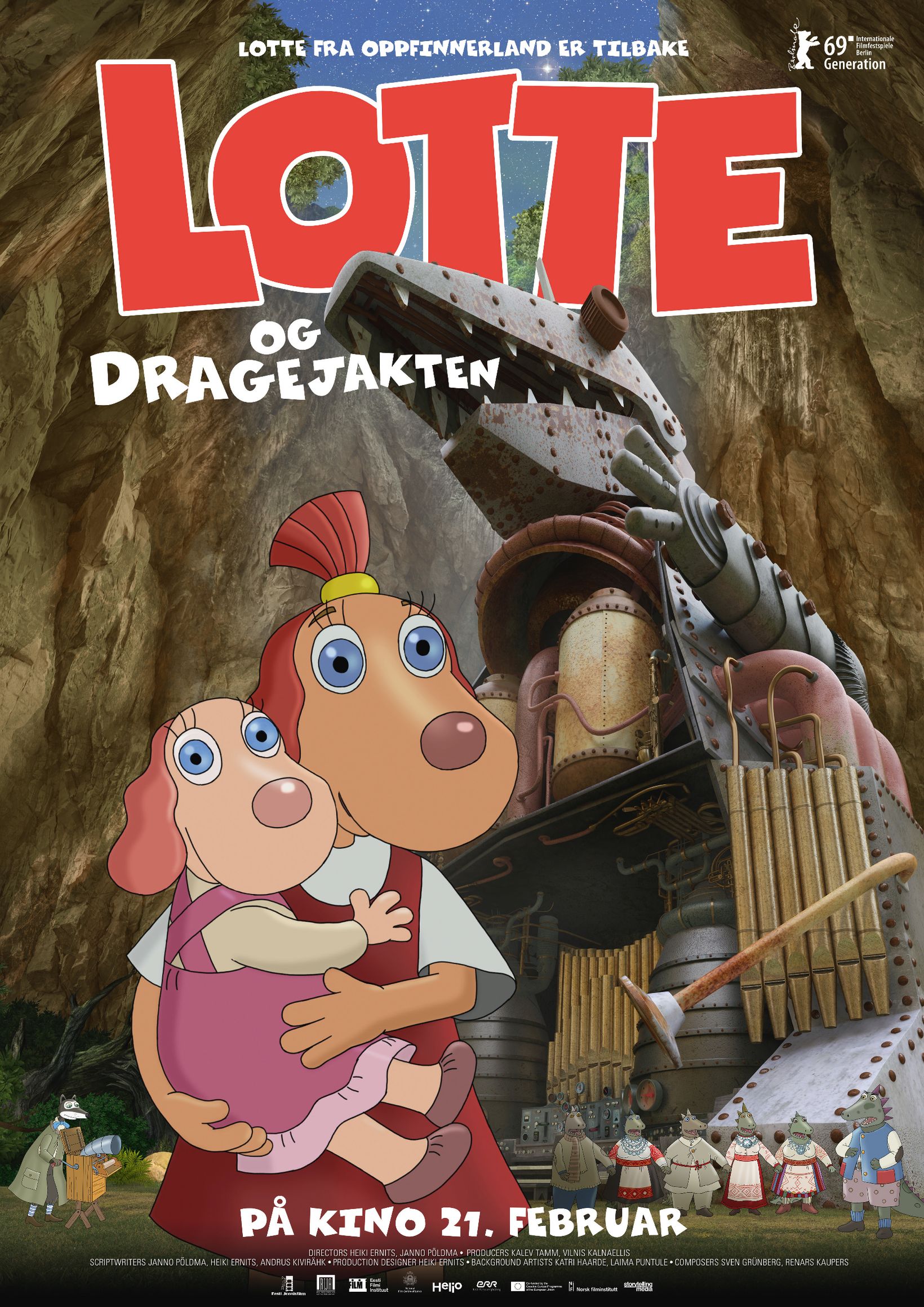 Plakat for 'Lotte og dragejakten'