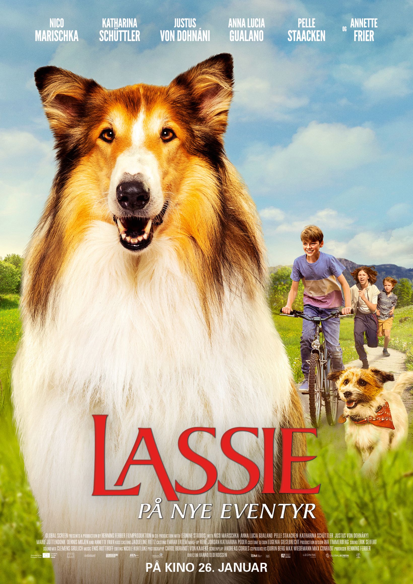 Plakat for 'Lassie - På nye eventyr'