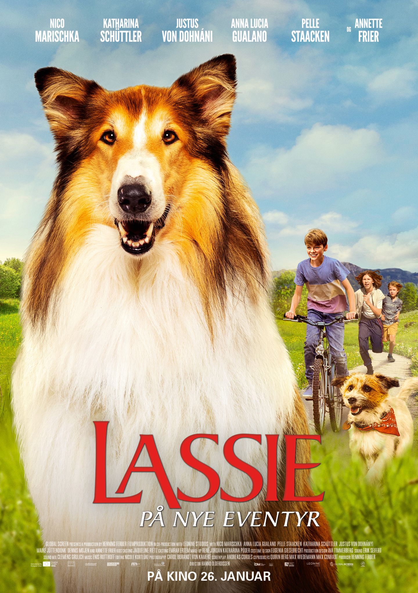 Plakat for 'Lassie - På nye eventyr'