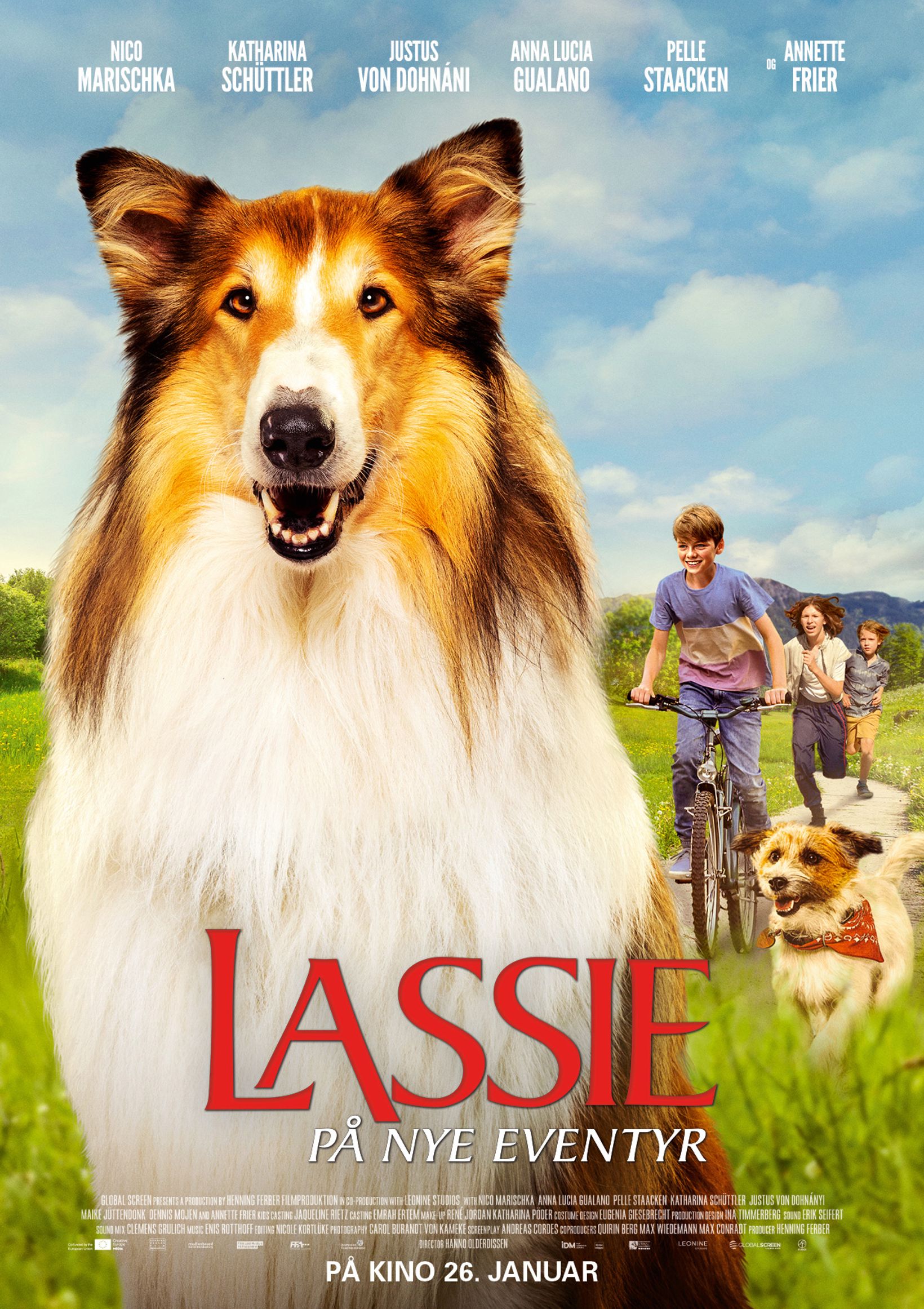 Plakat for 'Lassie - På nye eventyr'
