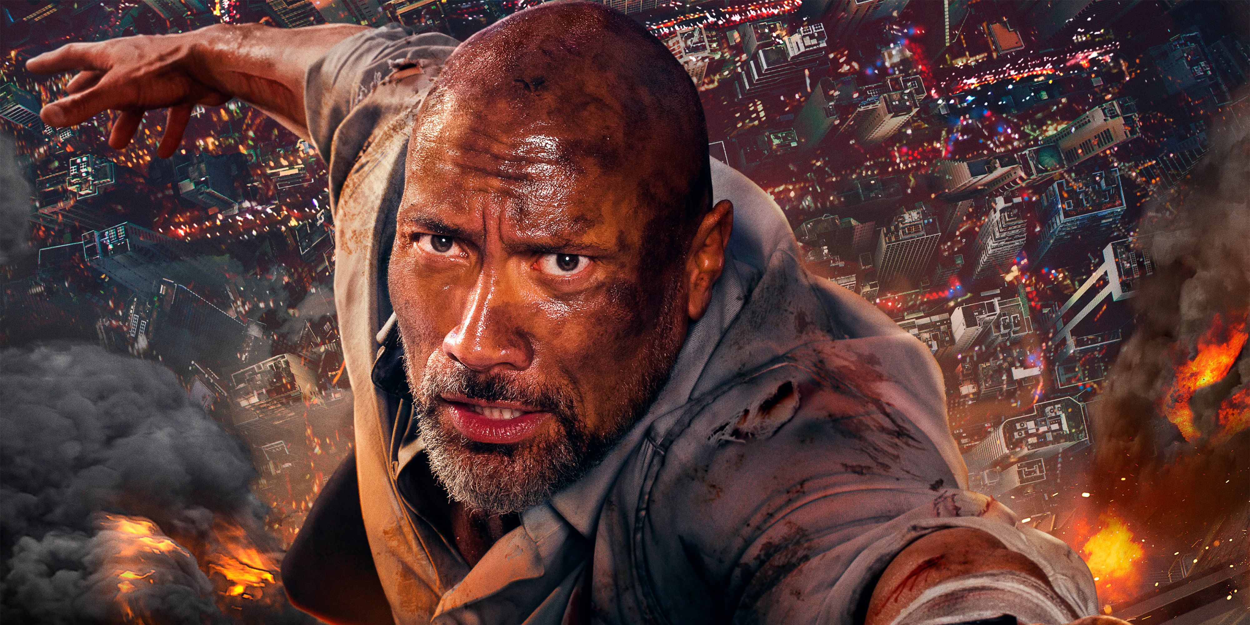 Dwayne Johnson i Skyscraper