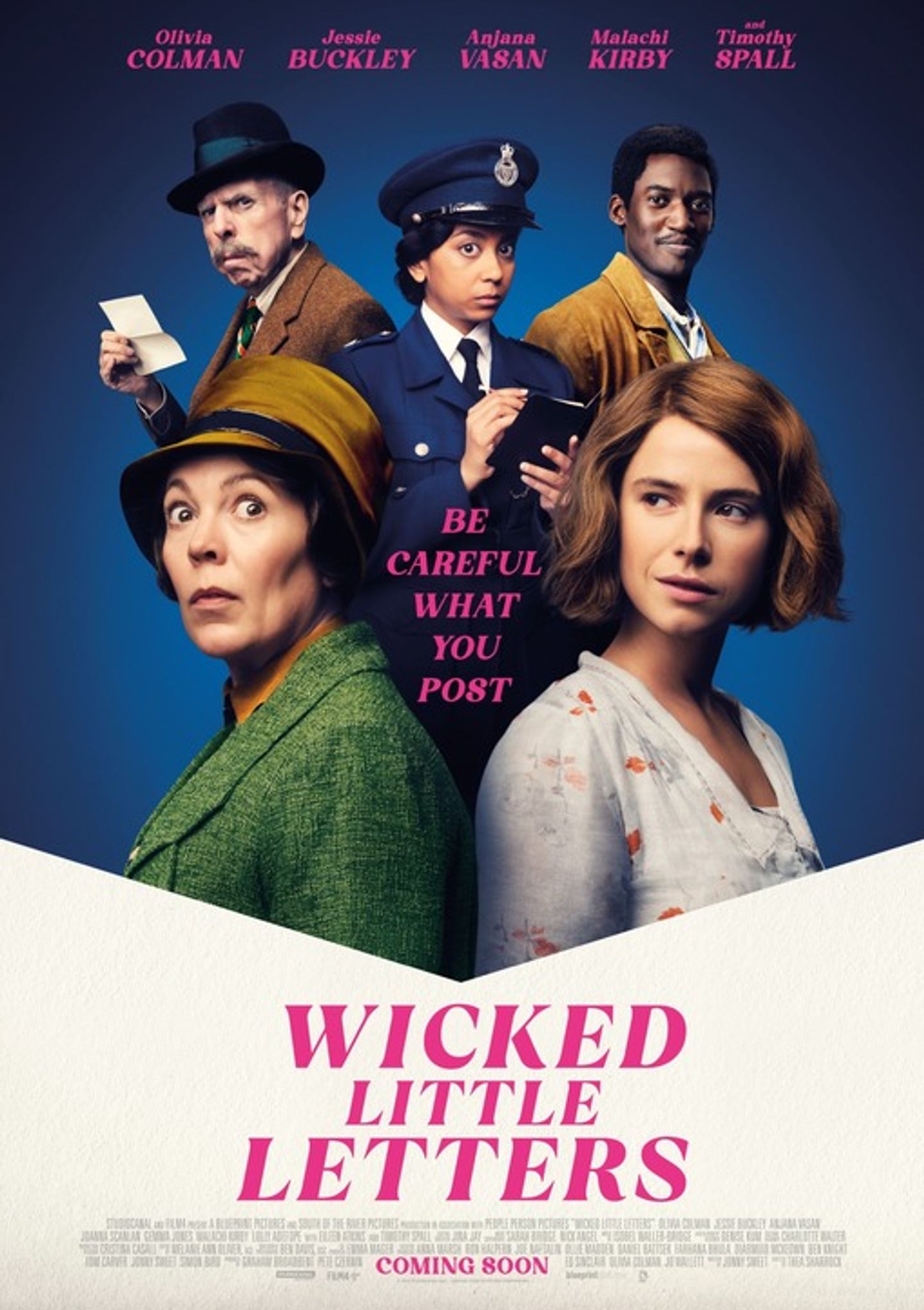 Plakat for 'Wicked Little Letters'