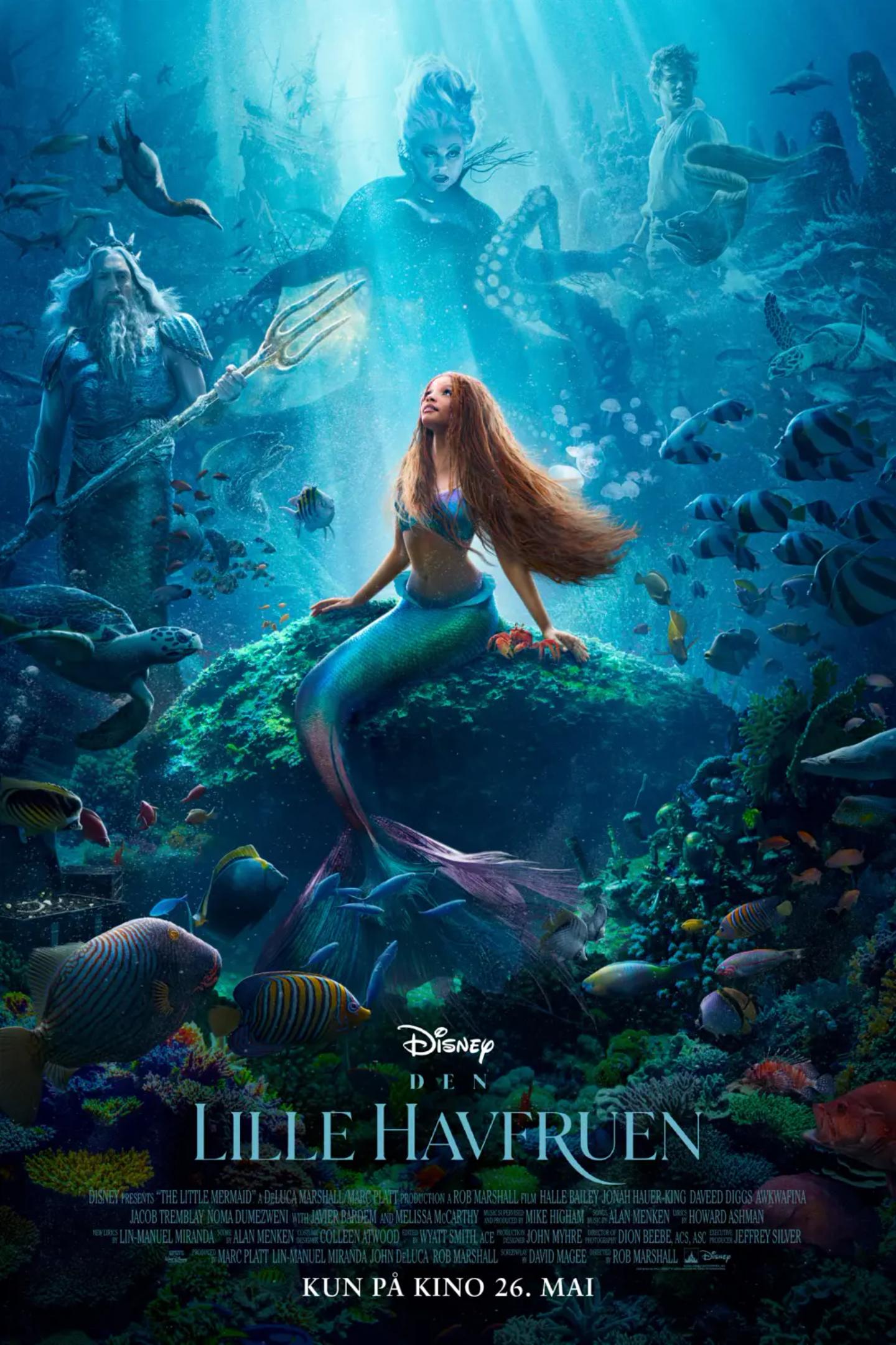 Plakat for 'Den lille havfruen (2023)'