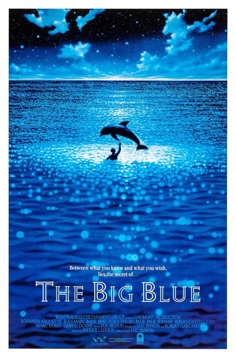 Plakat for 'Det store blå (Cinemateket)'