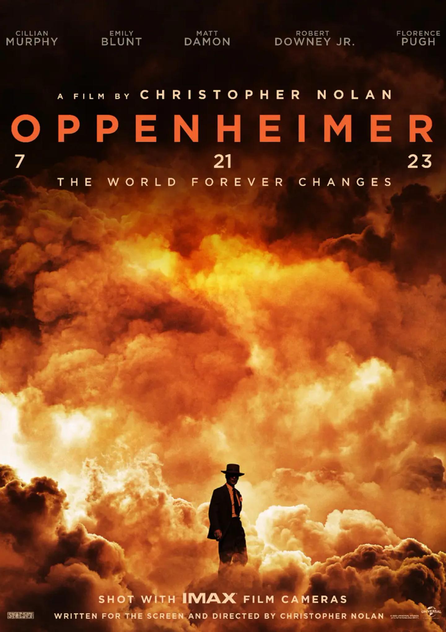 Plakat for 'Oppenheimer'