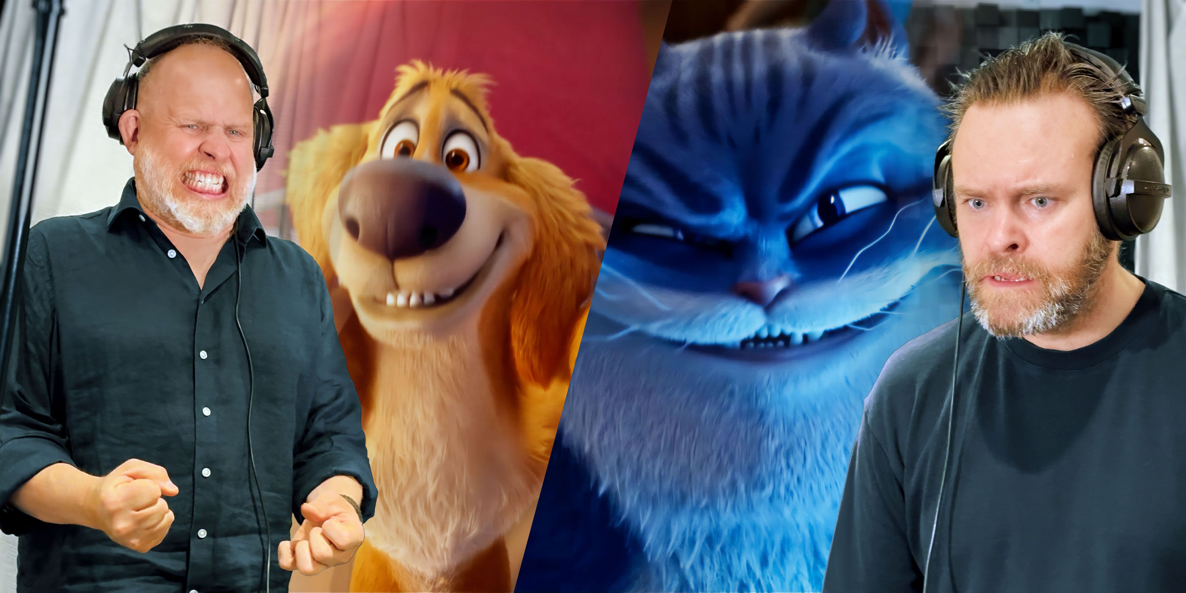 Bli med inn i dubbestudio når Truls Svendsen og Vidar Magnussen gir stemme til en superhund og en katt med skumle planer