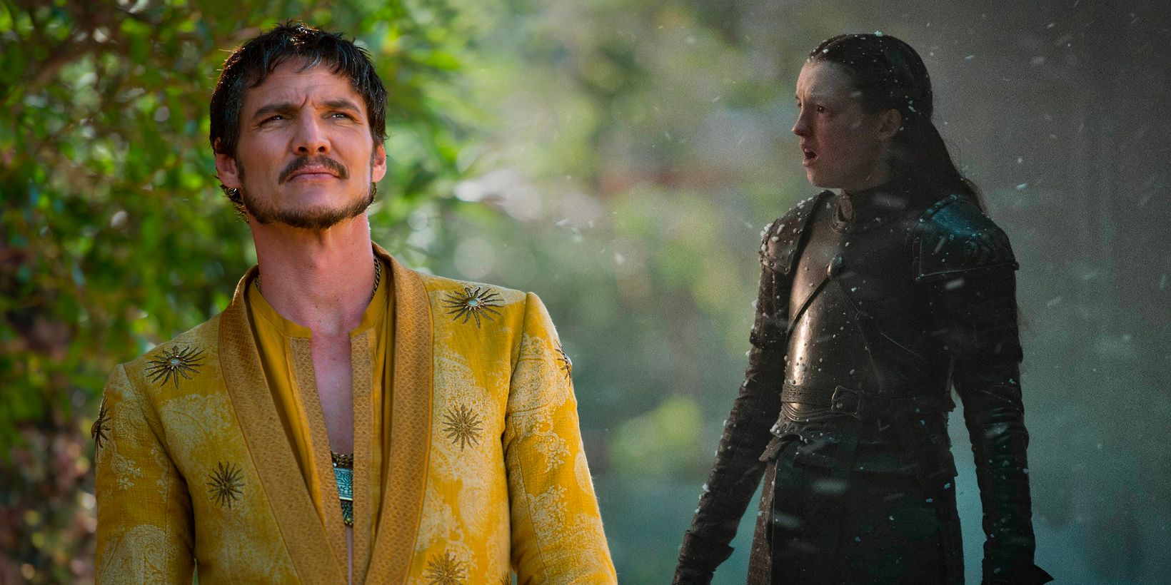 Pedro Pascal og Bella Ramsey spiller hovedrollene i The Last of Us-serien. Bilder fra Game of Thrones.
