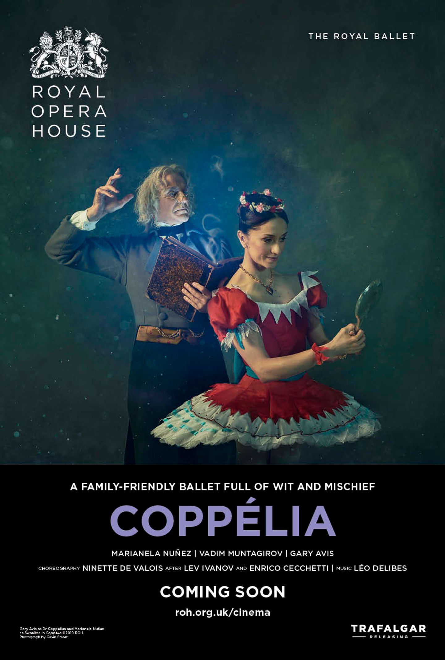 Plakat for 'Coppélia - Royal Opera House 19/20'