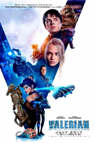 Plakat for 'Valerian and the City of a Thousand Planets (3D)'
