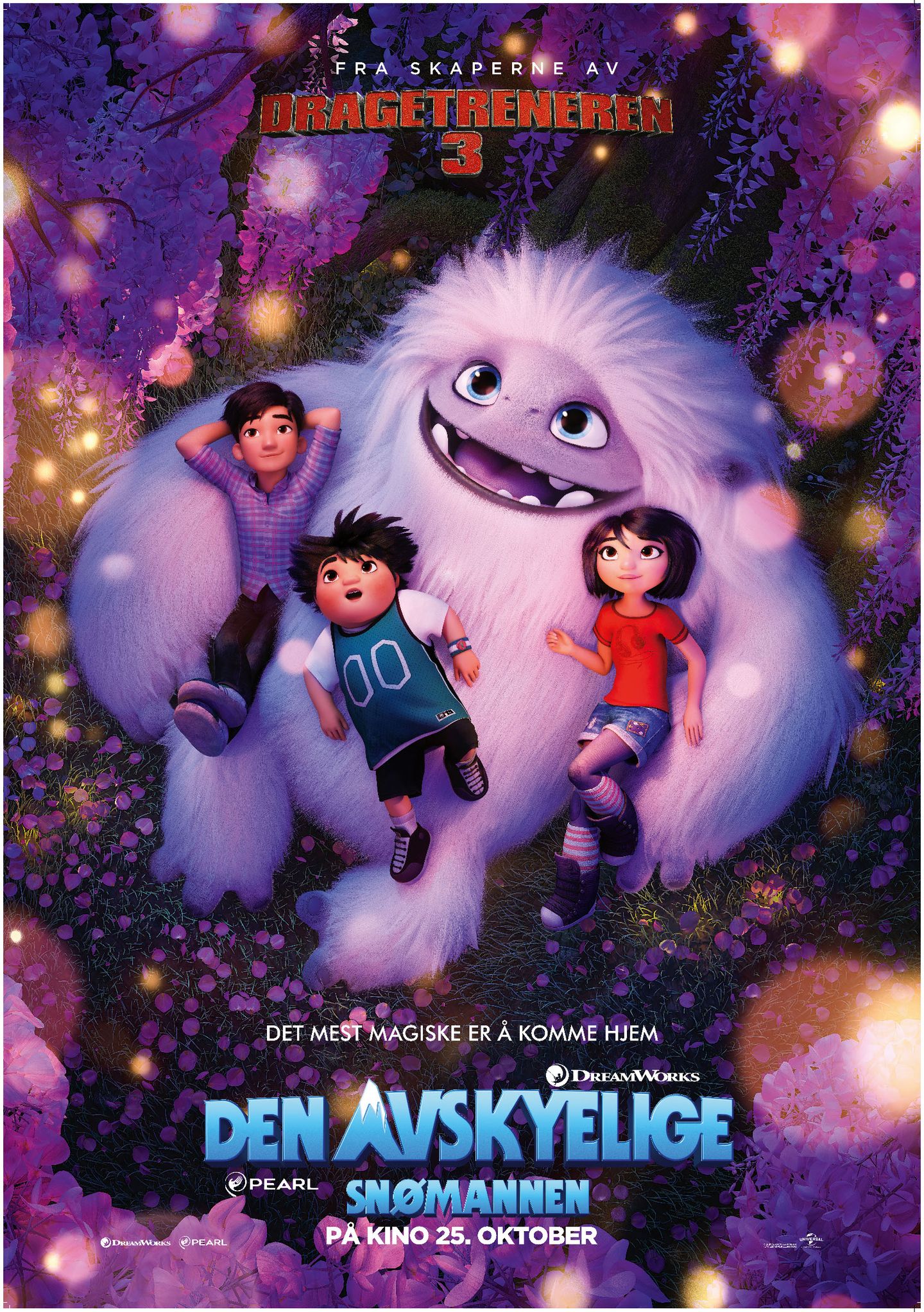 Plakat for 'Den avskyelige snømannen'