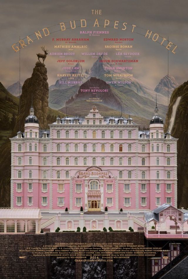 Tilda Swinton og Ralph Fiennes i The Grand Budapest Hotel