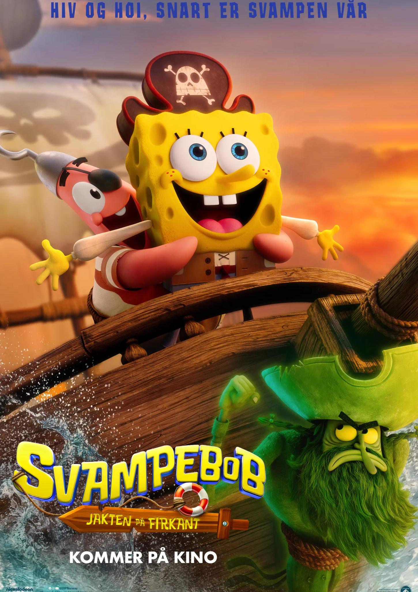 Plakat for 'SvampeBob: Jakten på firkant'