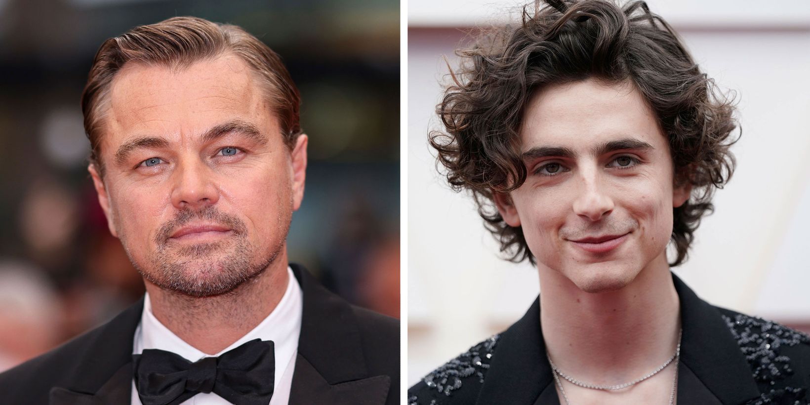 Leonardo DiCaprio og Timothee Chalamet