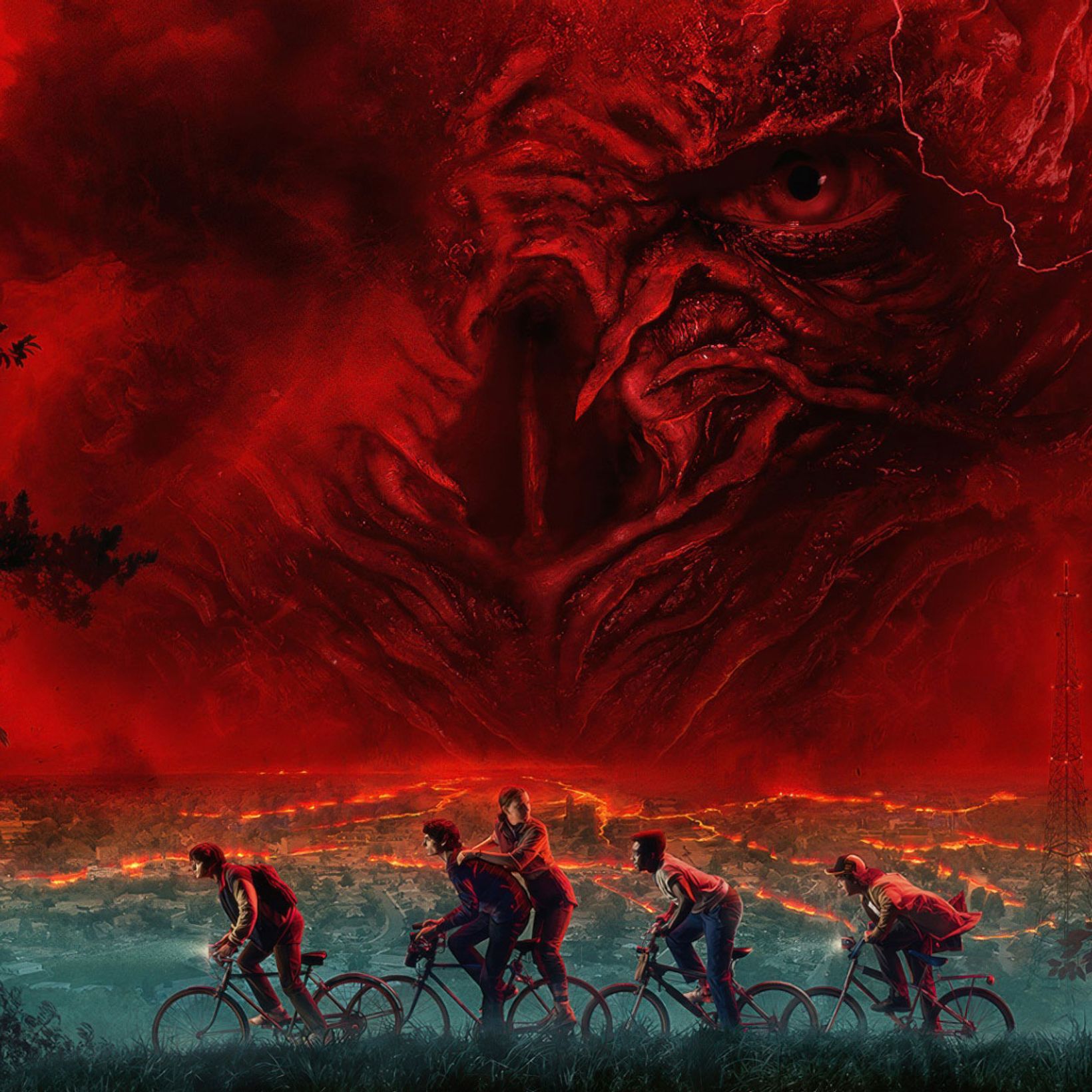 Utsnitt fra plakaten til Stranger Things sesong 5