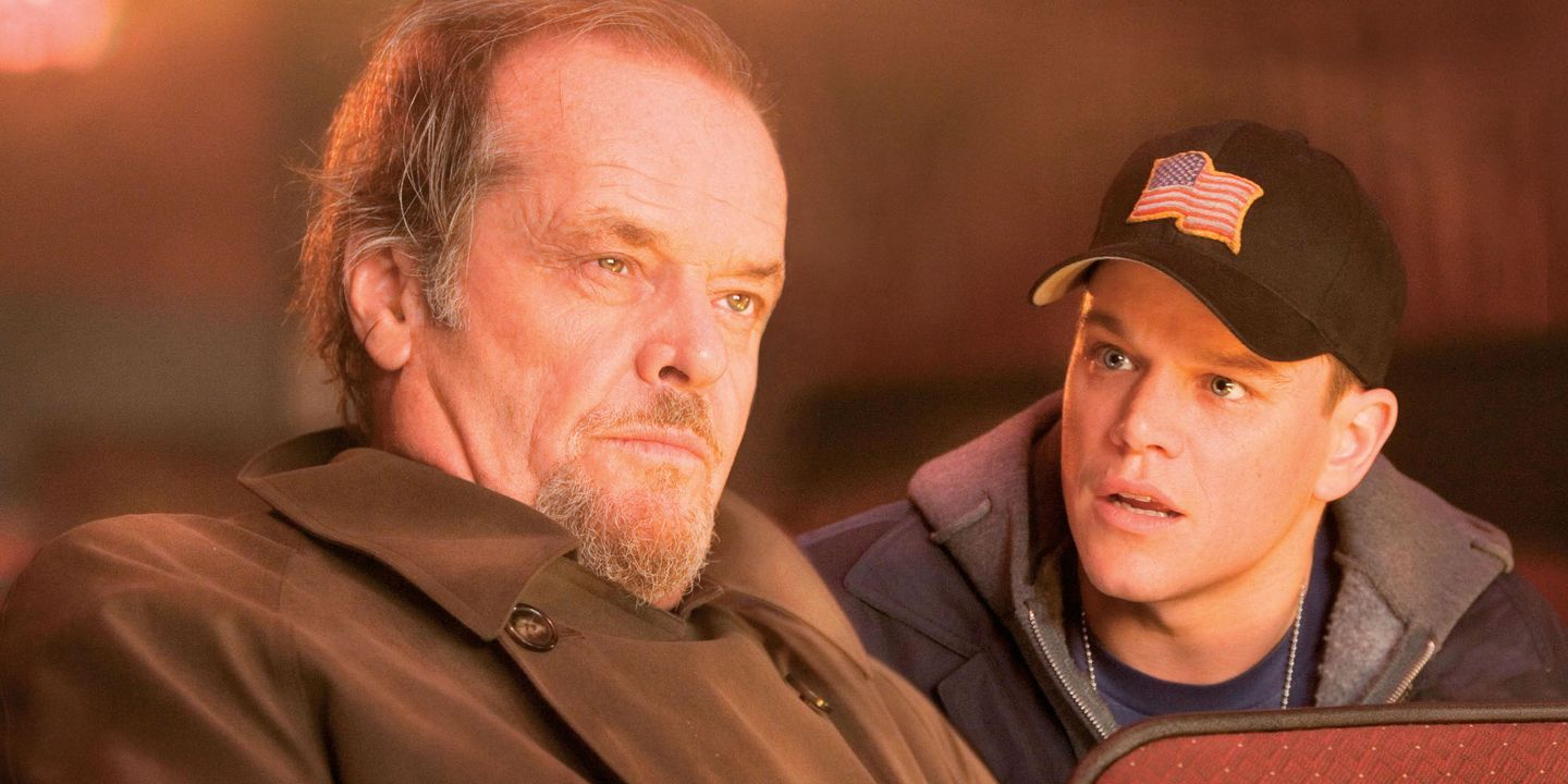 Jack Nicholson og Leonardo DiCaprio i The Departed