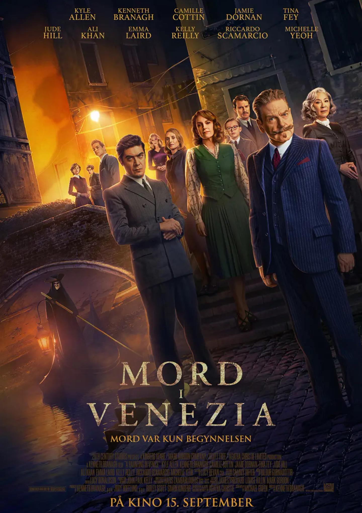 Plakat for 'Mord i Venezia'